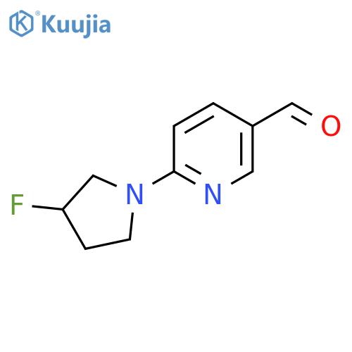 6-(3-Fluoropyrrolidin-1-yl)pyridine-3-carbaldehyde structure