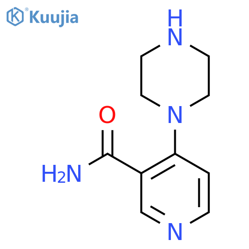 4-(Piperazin-1-yl)nicotinamide structure