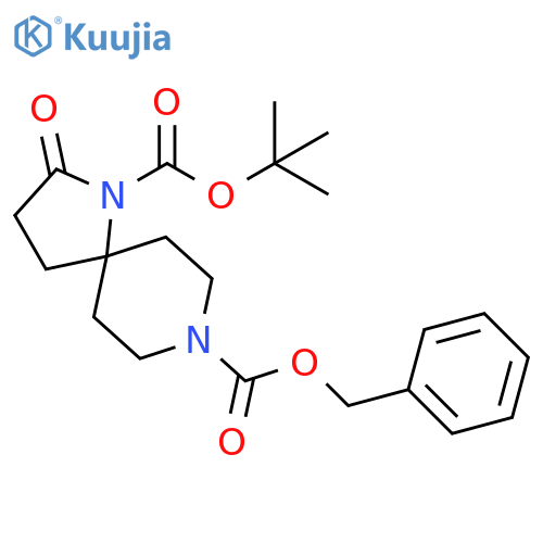 8-Benzyl 1-Tert-Butyl 2-Oxo-1,8-Diazaspiro[4.5]Decane-1,8-Dicarboxylate structure