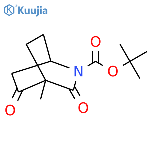 tert-Butyl 4-methyl-3,5-dioxo-2-azabicyclo[2.2.2]octane-2-carboxylate structure