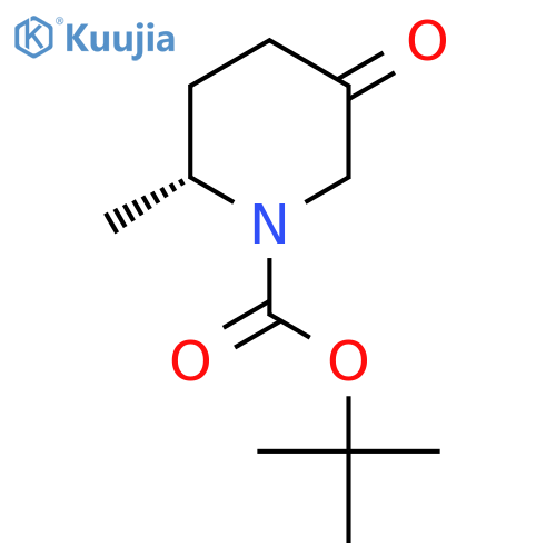 tert-butyl (2R)-2-methyl-5-oxo-piperidine-1-carboxylate structure