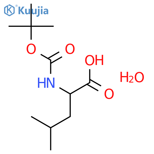 Boc-DL-Leu-OH Hydrate structure
