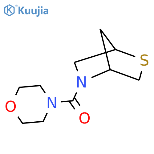 5-(Morpholine-4-carbonyl)-2-thia-5-azabicyclo[2.2.1]heptane structure