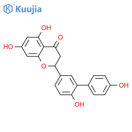 3'-(4-Hydroxyphenyl)-4',5,7-trihydroxyflavanone; (S)-form structure