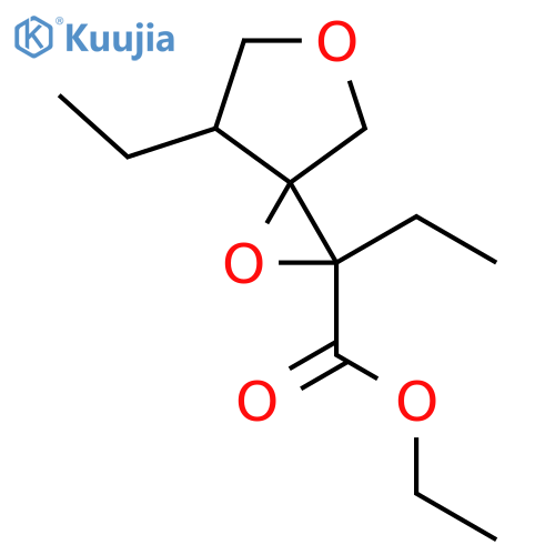 Ethyl 2,7-diethyl-1,5-dioxaspiro[2.4]heptane-2-carboxylate structure