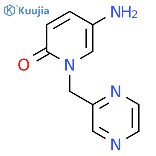 5-amino-1-(pyrazin-2-yl)methyl-1,2-dihydropyridin-2-one structure