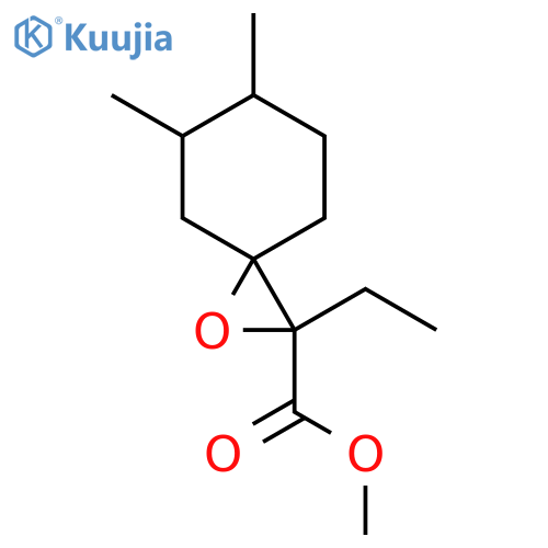 Methyl 2-ethyl-5,6-dimethyl-1-oxaspiro[2.5]octane-2-carboxylate structure
