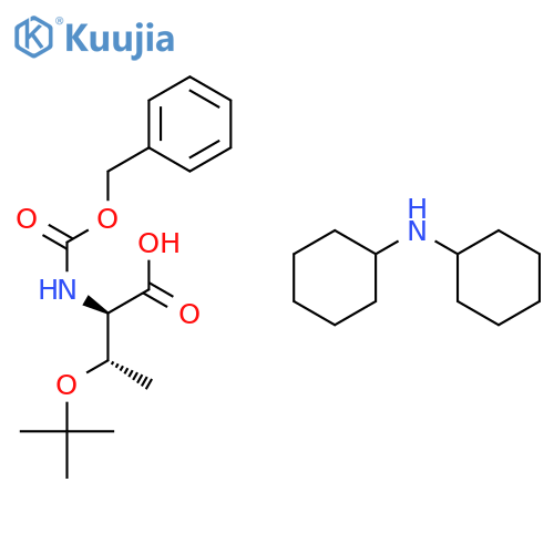 Z-D-THR(TBU)-OH DCHA structure