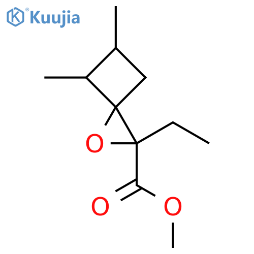 Methyl 2-ethyl-4,5-dimethyl-1-oxaspiro[2.3]hexane-2-carboxylate structure