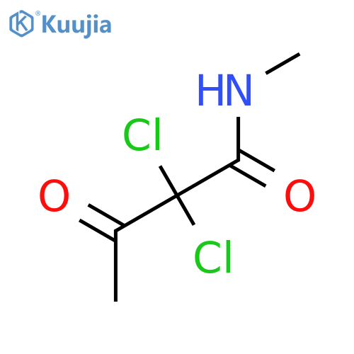 2,2-Dichloro-N-methyl-3-oxobutanamide structure