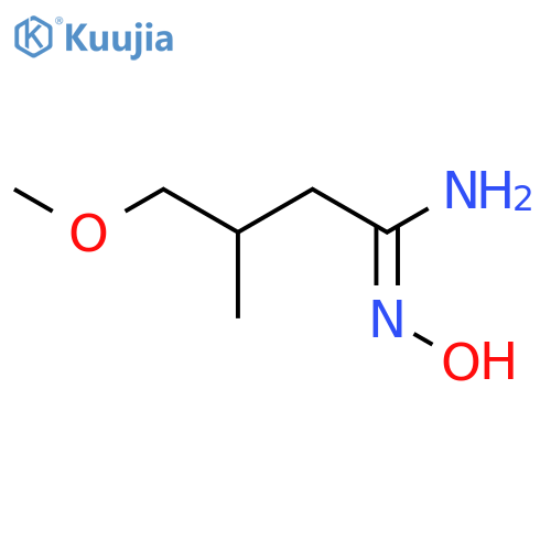 N'-hydroxy-4-methoxy-3-methylbutanimidamide structure