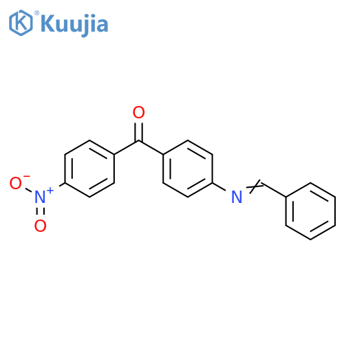 Methanone, (4-nitrophenyl)[4-[(phenylmethylene)amino]phenyl]- structure