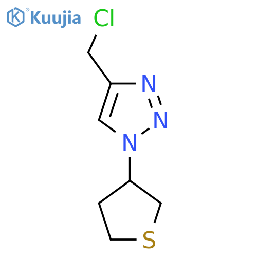 4-(chloromethyl)-1-(tetrahydrothiophen-3-yl)-1H-1,2,3-triazole structure