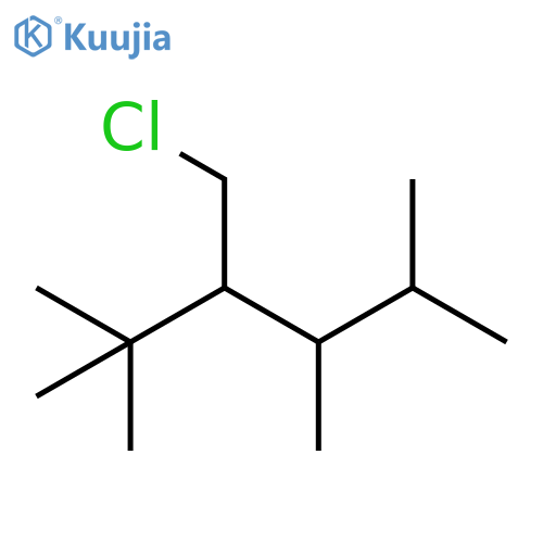 Hexane, 3-(chloromethyl)-2,2,4,5-tetramethyl- structure