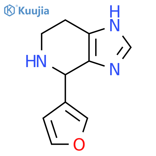 4-(furan-3-yl)-3H,4H,5H,6H,7H-imidazo4,5-cpyridine structure