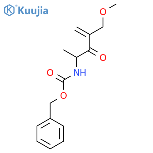 benzyl N-[4-(methoxymethyl)-3-oxopent-4-en-2-yl]carbamate structure