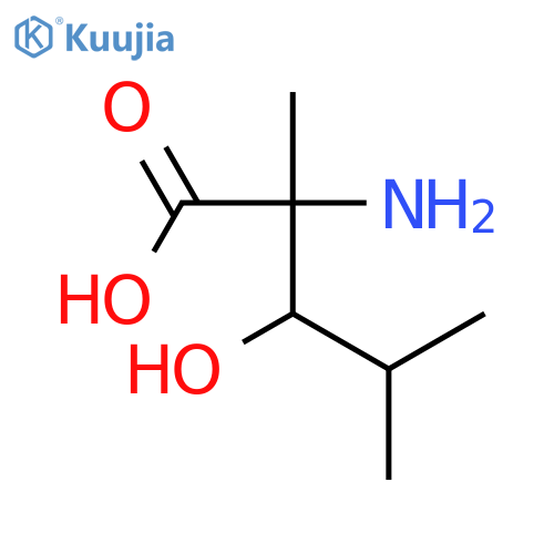 Norvaline,3-hydroxy-2,4-dimethyl-,DL-threo-(8CI) structure