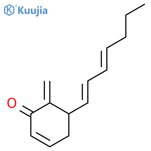 5-(1,3-Heptadienyl)-6-methylene-2-cyclohexen-1-one structure