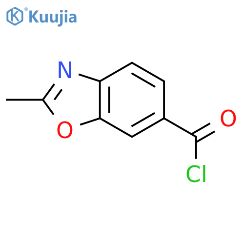 6-Benzoxazolecarbonylchloride, 2-methyl- structure