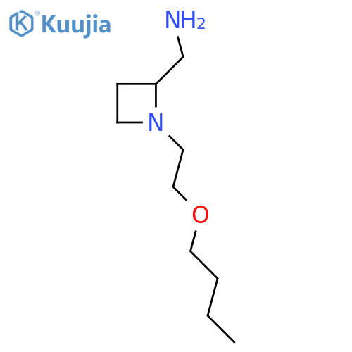 1-(2-butoxyethyl)azetidin-2-ylmethanamine structure