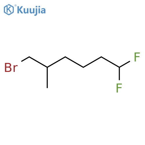 Hexane, 6-bromo-1,1-difluoro-5-methyl- structure