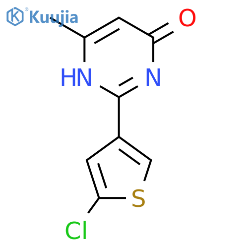 4(1H)-Pyrimidinone, 2-(5-chloro-3-thienyl)-6-methyl- structure