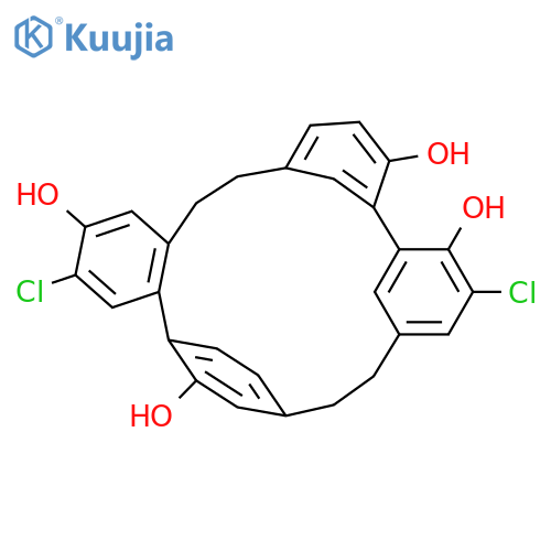 Isoplagiochin C; 6',12-Dichloro, 7',8'-dihydro structure