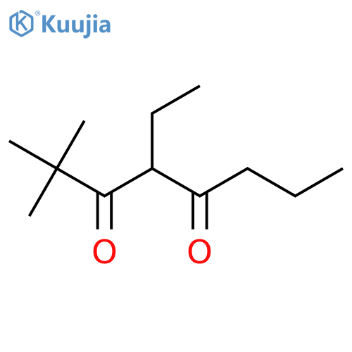 4-ethyl-2,2-dimethyloctane-3,5-dione structure