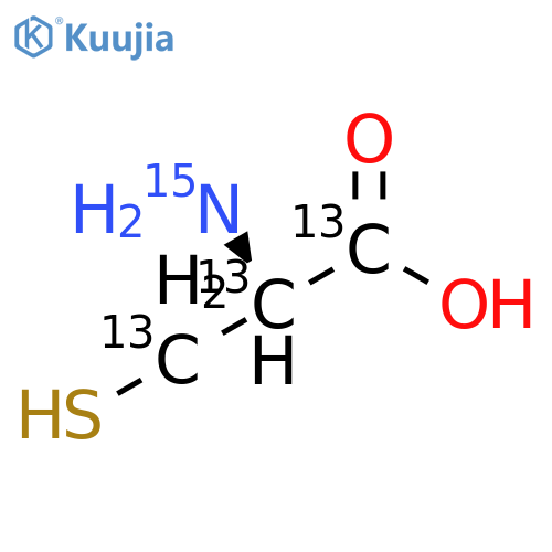 L-Cysteine-13C3,15N structure