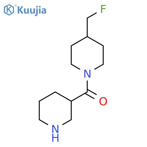 (4-(Fluoromethyl)piperidin-1-yl)(piperidin-3-yl)methanone structure