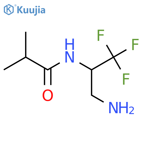 Propanamide, N-[1-(aminomethyl)-2,2,2-trifluoroethyl]-2-methyl- structure