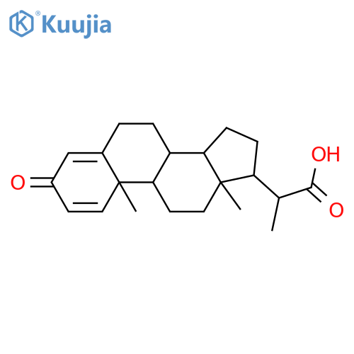 Pregna-1,4-diene-20-carboxylicacid, 3-oxo-, (20S)- structure