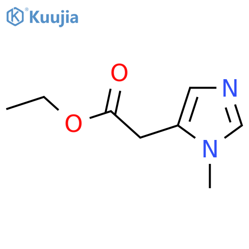 Ethyl 2-(1-methyl-1H-imidazol-5-yl)acetate structure