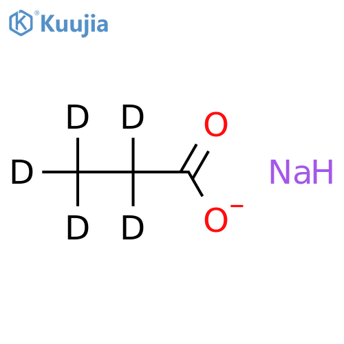 Sodium Propionate-d5 structure