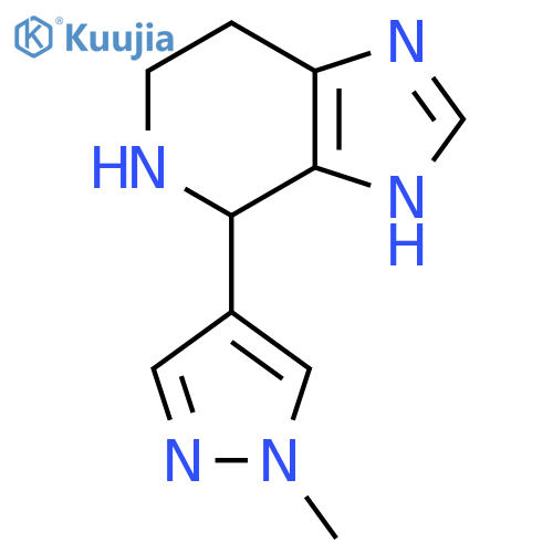 4-{3H,4H,5H,6H,7H-imidazo4,5-cpyridin-4-yl}-1-methyl-1H-pyrazole structure