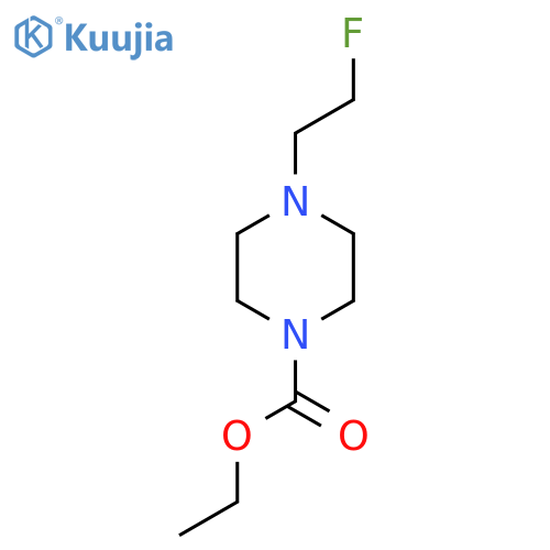 ethyl 4-(2-fluoroethyl)piperazine-1-carboxylate structure