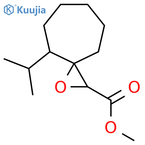 Methyl 4-(propan-2-yl)-1-oxaspiro[2.6]nonane-2-carboxylate structure