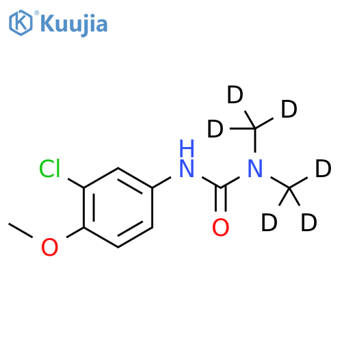 Metoxuron-d6 (N,N-dimethyl-d6) structure