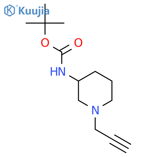 tert-butyl N-1-(prop-2-yn-1-yl)piperidin-3-ylcarbamate structure