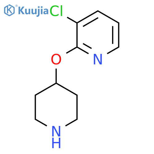 3-chloro-2-(piperidin-4-yloxy)pyridine hydrochloride structure