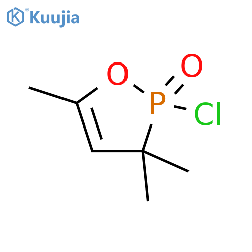 2-chloro-3,3,5-trimethyl-2,3-dihydro-1,2-oxaphosphole 2-oxide structure