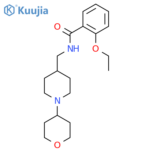 2-ethoxy-N-{[1-(oxan-4-yl)piperidin-4-yl]methyl}benzamide structure