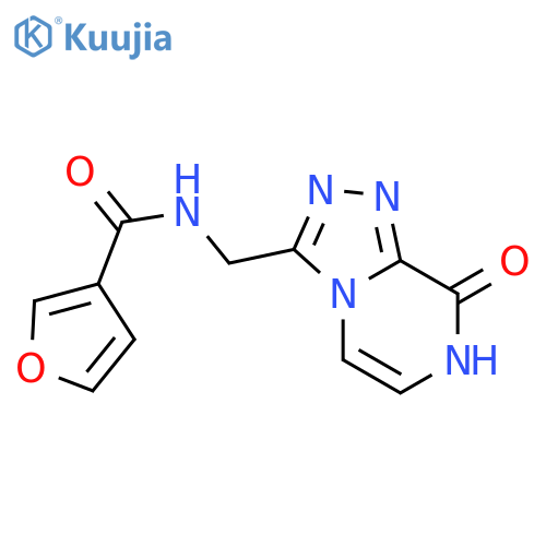 N-({8-hydroxy-1,2,4triazolo4,3-apyrazin-3-yl}methyl)furan-3-carboxamide structure
