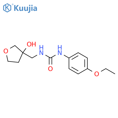 1-(4-ethoxyphenyl)-3-(3-hydroxyoxolan-3-yl)methylurea structure