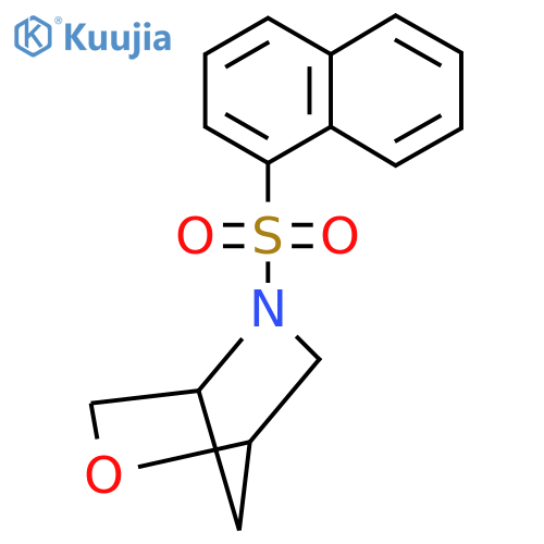 5-(naphthalene-1-sulfonyl)-2-oxa-5-azabicyclo[2.2.1]heptane structure