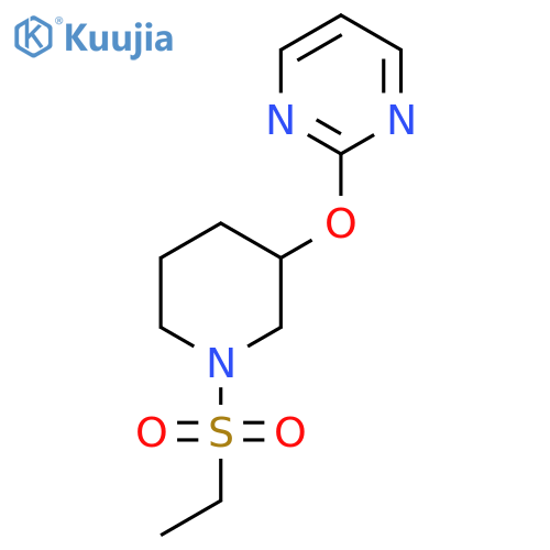 2-{[1-(ethanesulfonyl)piperidin-3-yl]oxy}pyrimidine structure