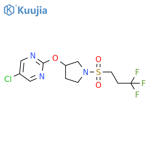 5-chloro-2-{1-(3,3,3-trifluoropropanesulfonyl)pyrrolidin-3-yloxy}pyrimidine structure