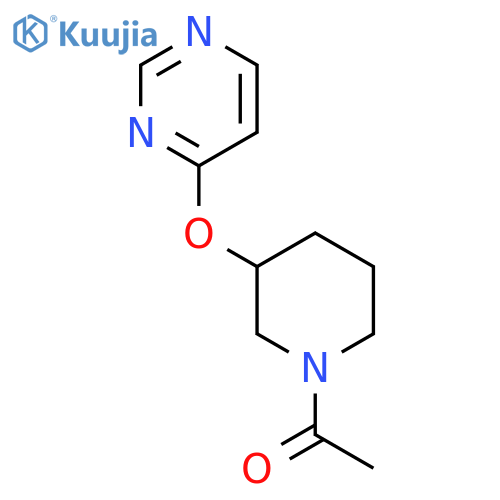 1-[3-(pyrimidin-4-yloxy)piperidin-1-yl]ethan-1-one structure