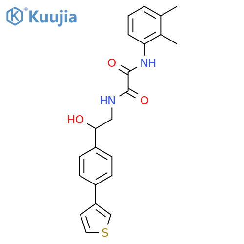 N-(2,3-dimethylphenyl)-N'-{2-hydroxy-2-[4-(thiophen-3-yl)phenyl]ethyl}ethanediamide structure