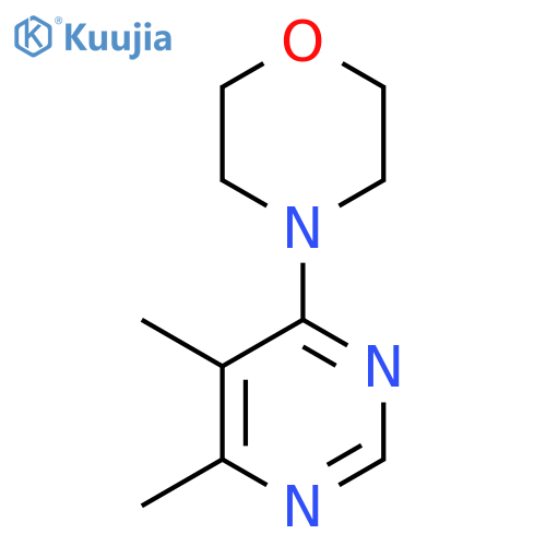 4-(5,6-Dimethylpyrimidin-4-yl)morpholine structure